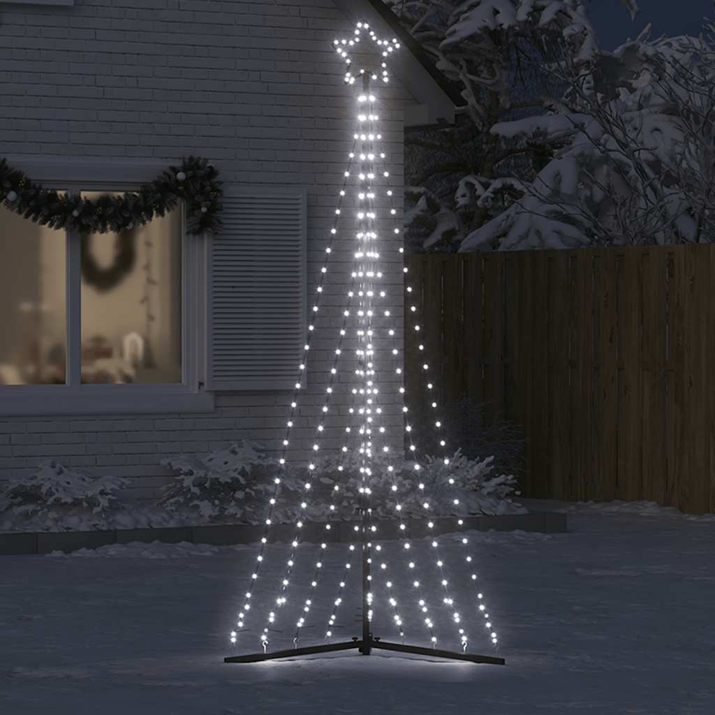 Vidaxl Weihnachtsbaumbeleuchtung 447 Kalt -weiße LEDs 250 cm