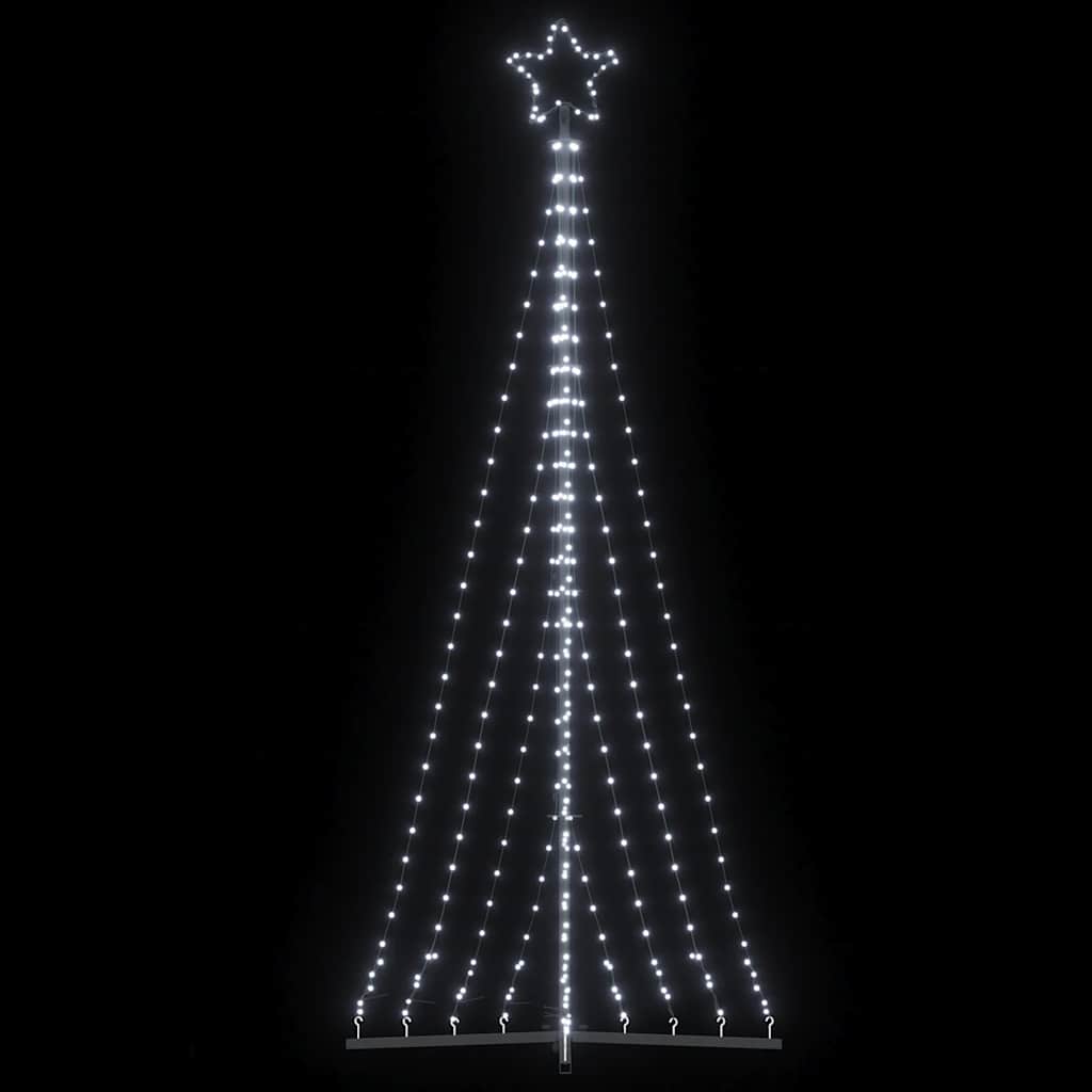 Vidaxl Weihnachtsbaumbeleuchtung 447 Kalt -weiße LEDs 250 cm