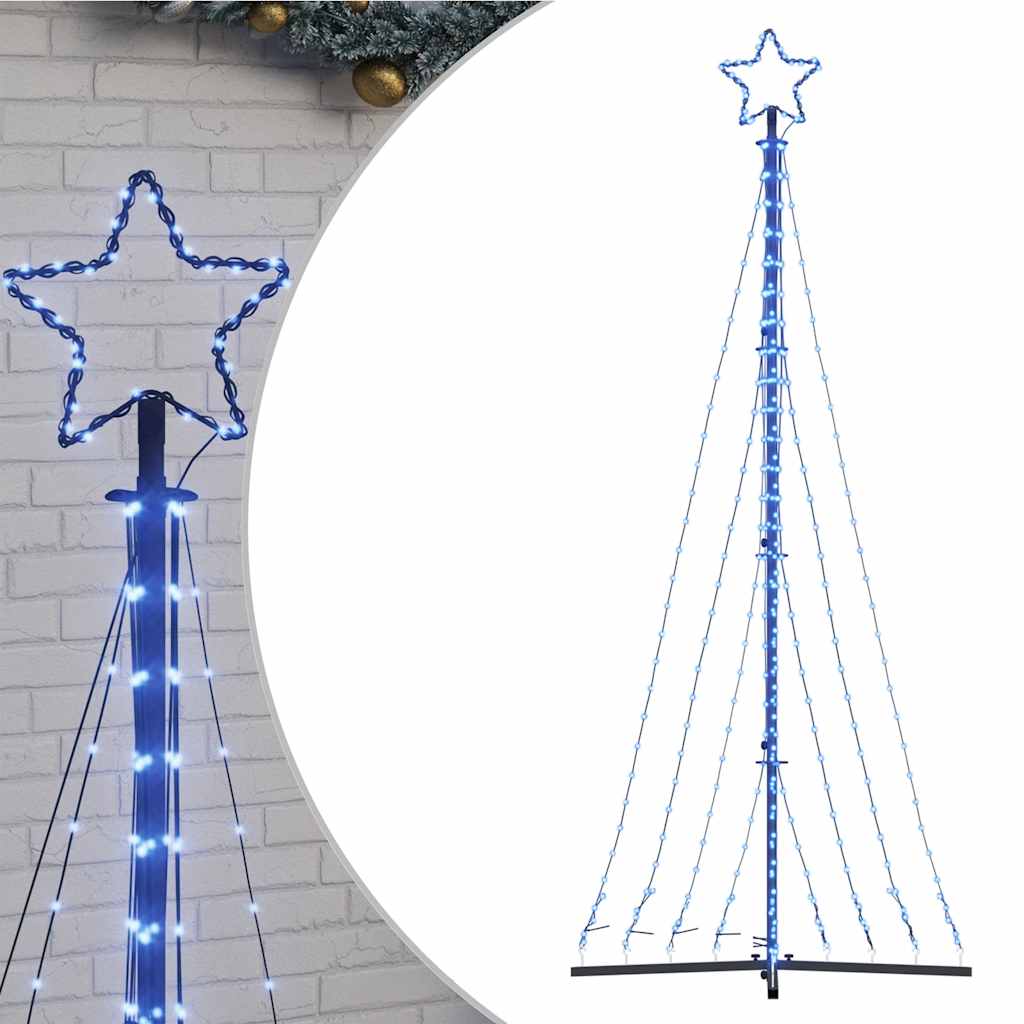 Vidaxl LED julgran 447 lysdioder 249 cm blå