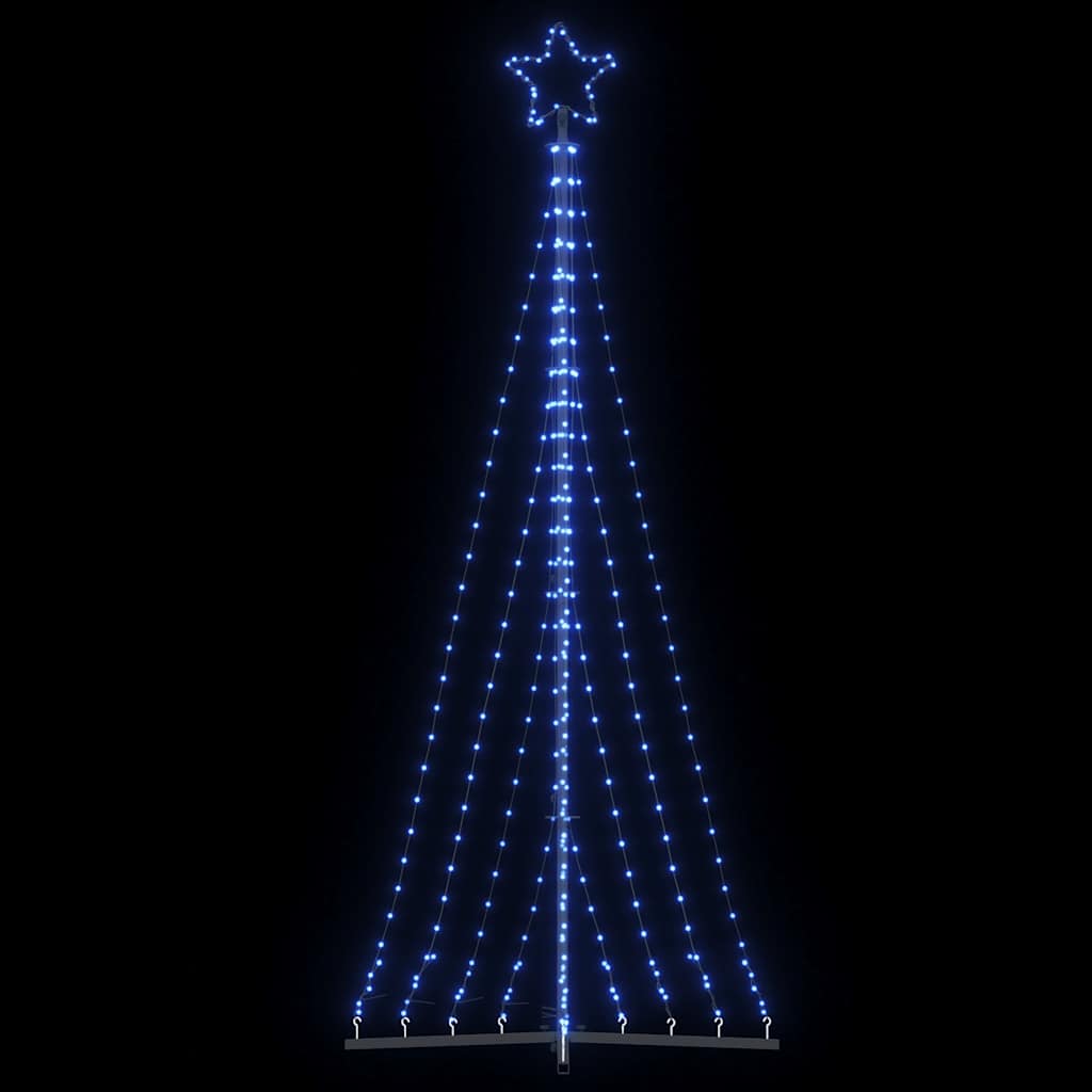 Vidaxl LED julgran 447 lysdioder 249 cm blå