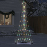 Vidaxl LED julgran 447 lysdioder färgglada 249 cm