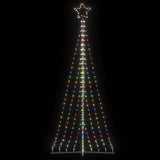 Vidaxl LED julgran 447 lysdioder färgglada 249 cm