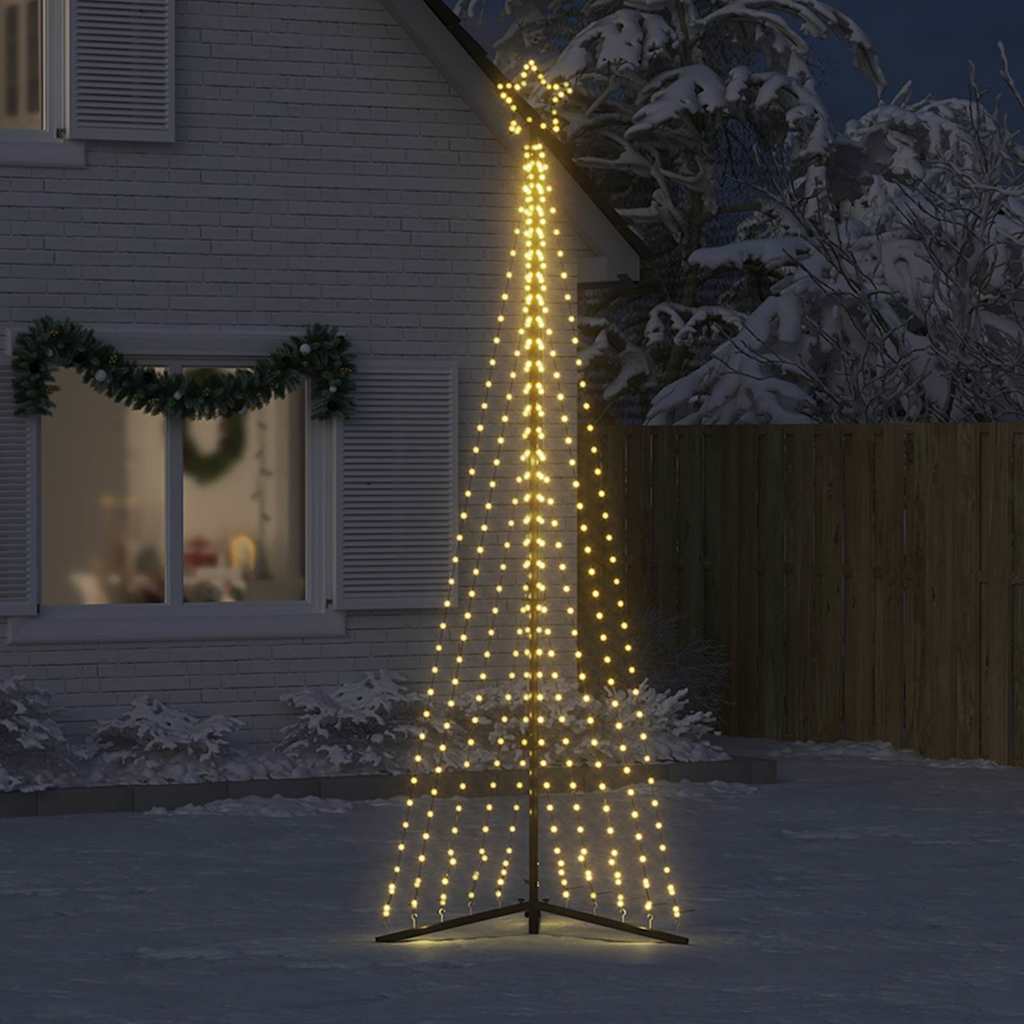 Vidaxl LED Weihnachtsbaum 495 LEDs warmes Weiß 300,5 cm