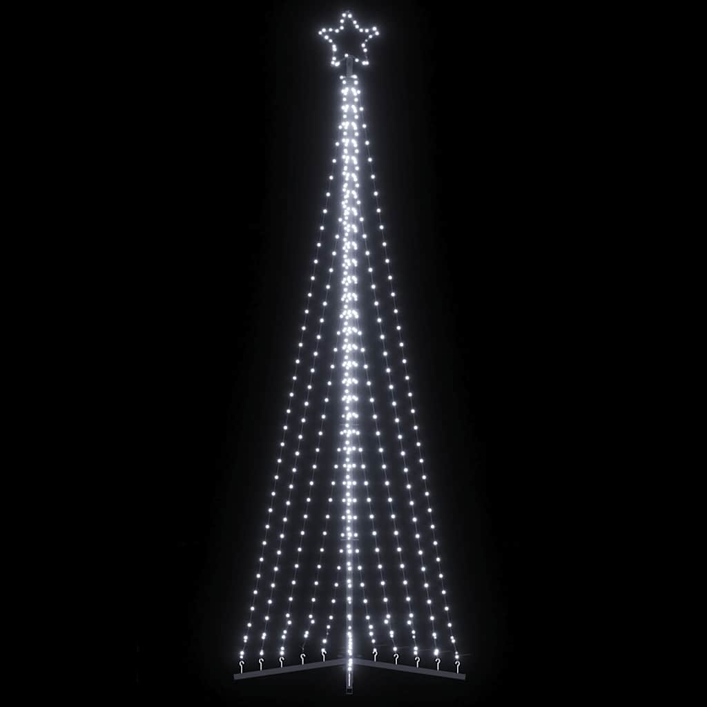 VIDAXL LED Weihnachtsbaum 495 LEDs Kalt weiß 300,5 cm