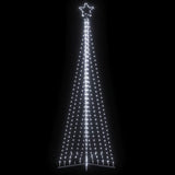 VIDAXL LED Weihnachtsbaum 495 LEDs Kalt weiß 300,5 cm