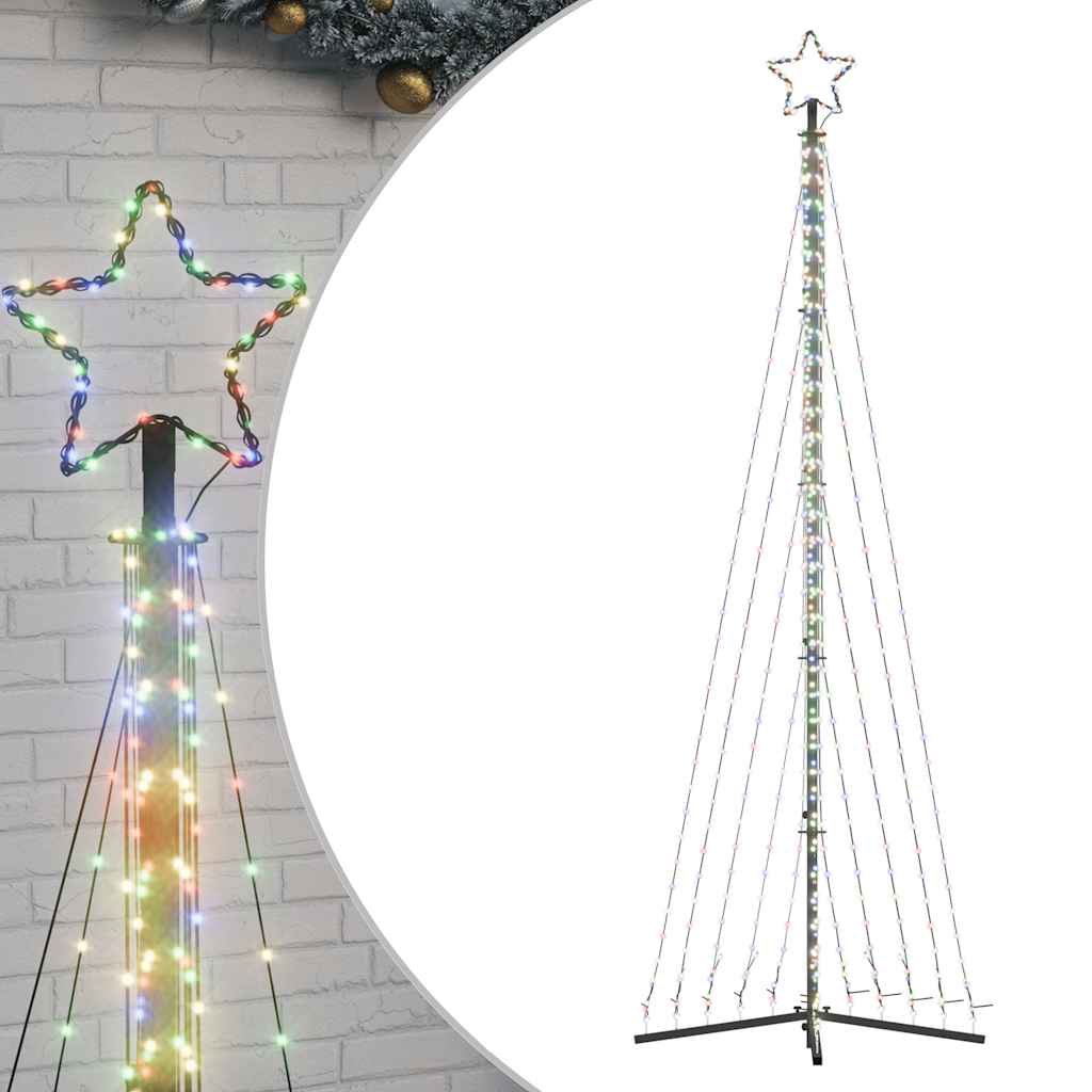 Vidaxl LED Christmas tree 495 LEDs Colorful 300.5 cm
