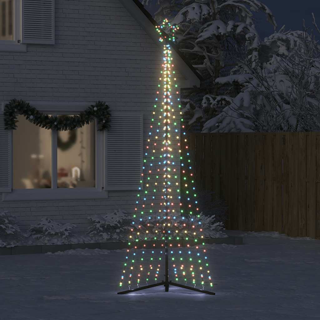 Vidaxl LED Christmas tree 495 LEDs Colorful 300.5 cm