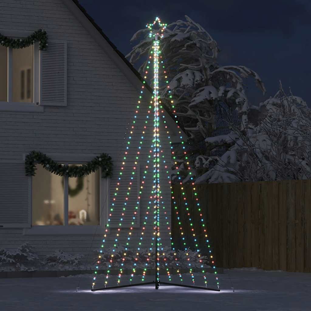 Vidaxl LED Christmas tree 570 LEDs Colorful 399 cm