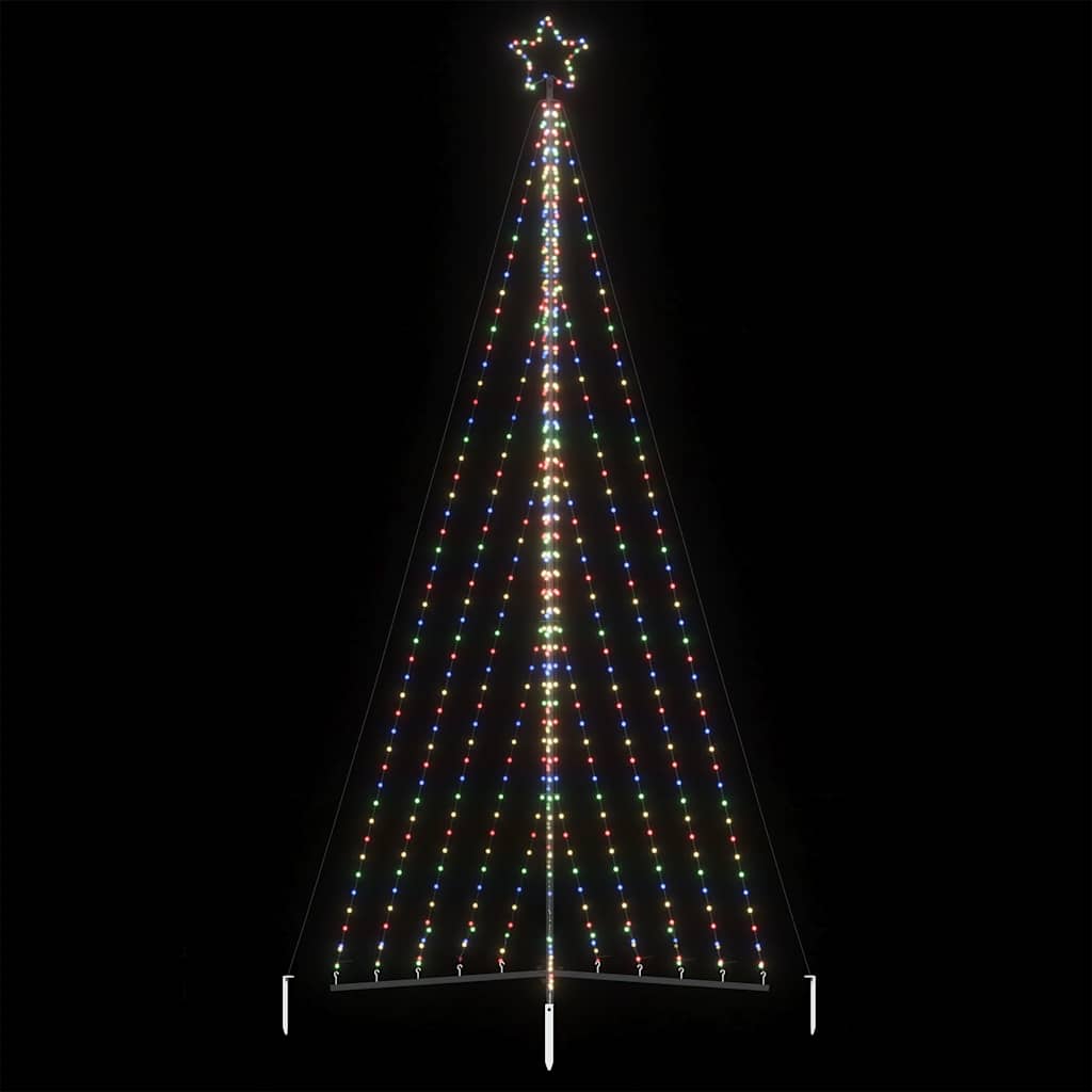 Vidaxl LED Christmas tree 570 LEDs Colorful 399 cm