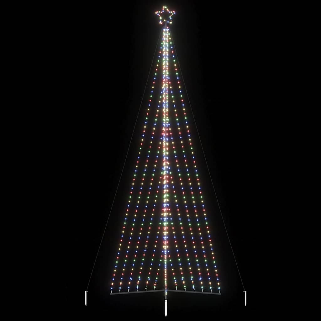 Vidaxl LED Christmas tree 789 LEDs Colorful 476 cm