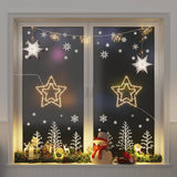 Vidaxl Christmas Lighting Star Silhouette 2 St 50 LED LED WHITE