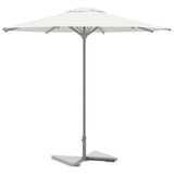 Vidaxl Parasol fodboldplader 2 st trekantede 14 kg granitgrå