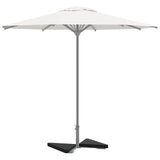 VidaXL Parasol football plates 2 st triangular 14 kg granite black