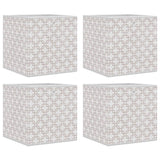 Úložné boxy Vidaxl 4 krémy 4 krémy