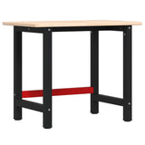 Vidaxl Workbench Rectangular 100x60x81.5 cm solid oak