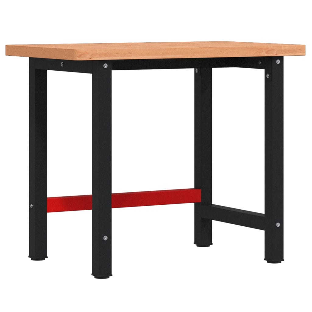 Vidaxl Workbench Rectangular 100x60x83 cm Solid beech wood