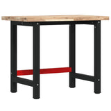 Vidaxl Workbench Rectangular 100x60x83 cm Solid Acaciahout