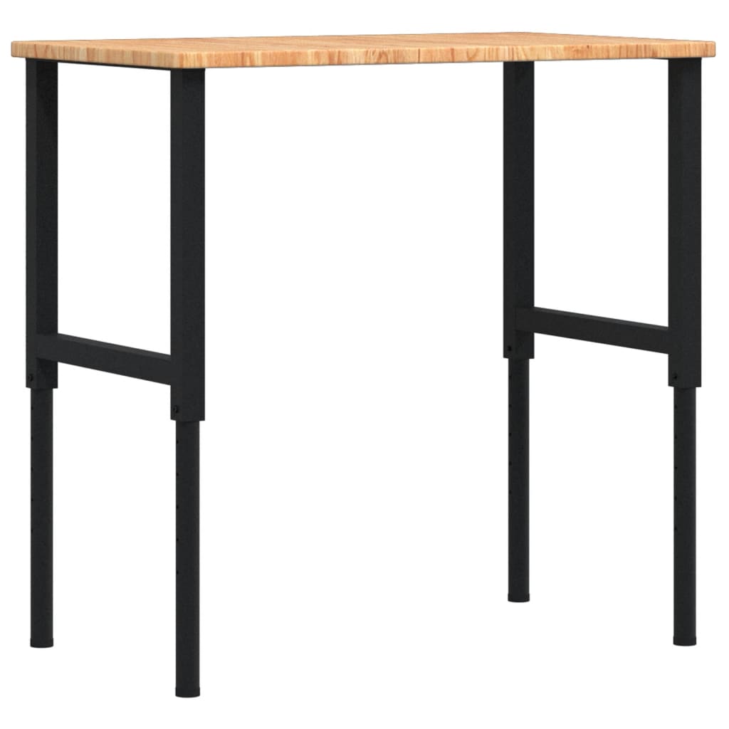 Vidaxl Workbench Rectangle 100x60x (71,5-98) cm en chêne brun clair