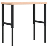 Vidaxl Workbench Rectangular 100x60x (73-99.5) Cm Solid beech wood