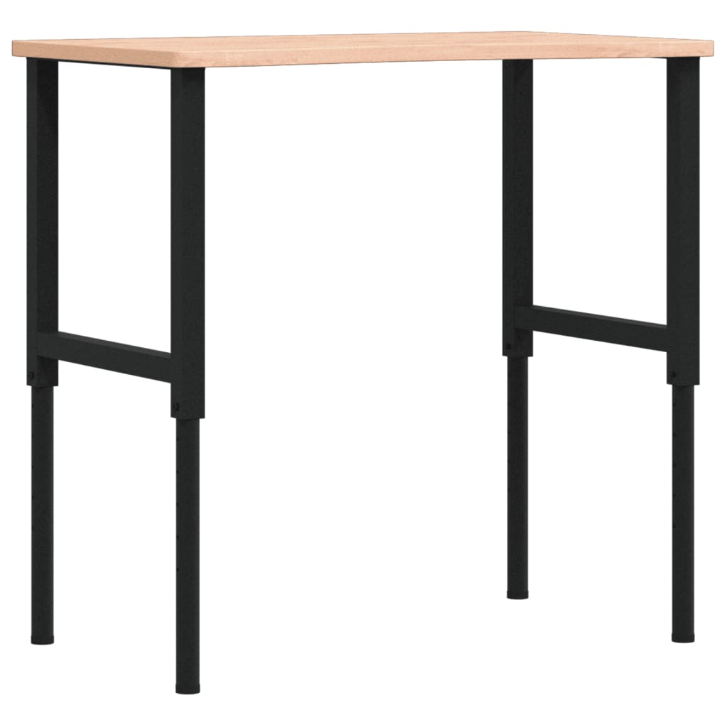 Vidaxl Workbench 100x (55-60) x (71.5-98) cm solid beech wood