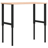 Vidaxl Workbench 100x (55-60) x (71.5-98) cm solid beech wood