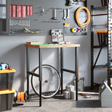Vidaxl Workbench Rectangular 80x60x (73-99.5) Cm Solid Acaciahout