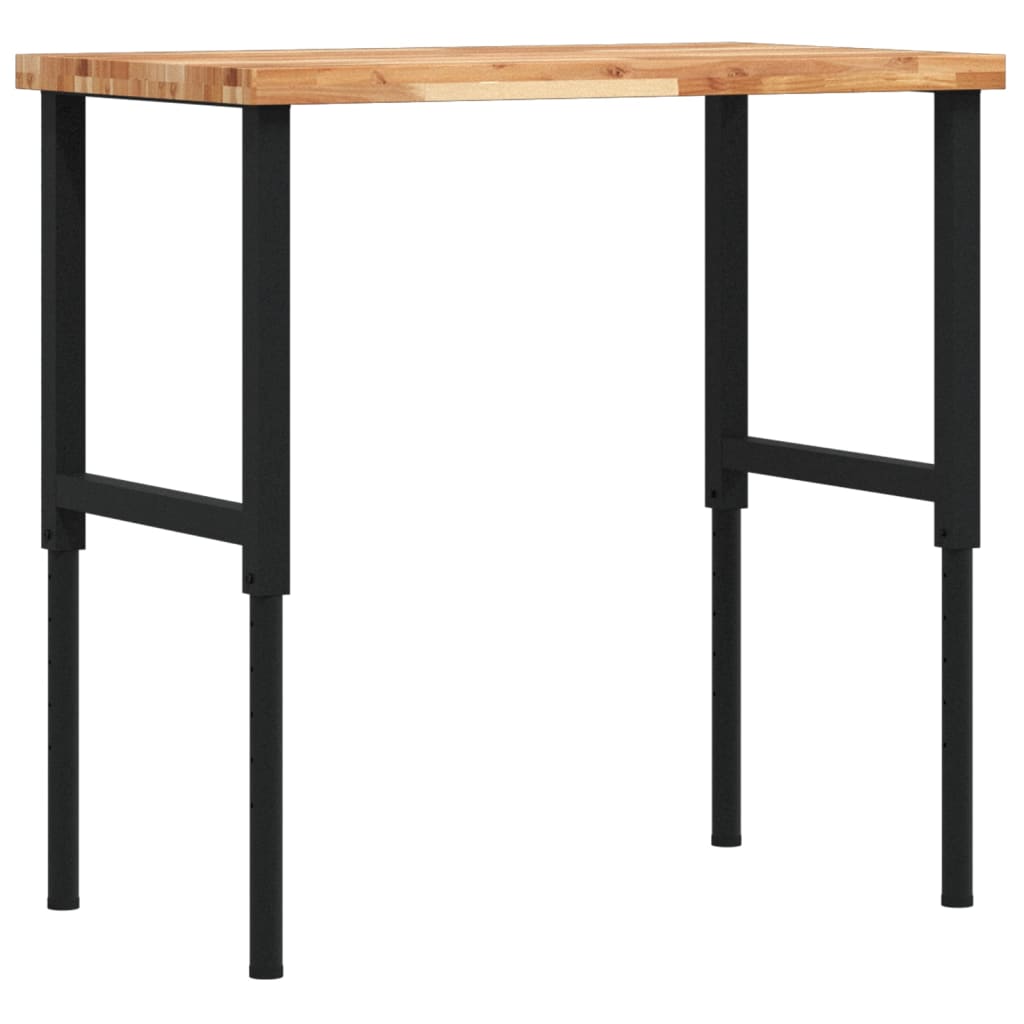 Vidaxl Workbench Rectangular 100x60x (73-99.5) CM Solid Acaciahout