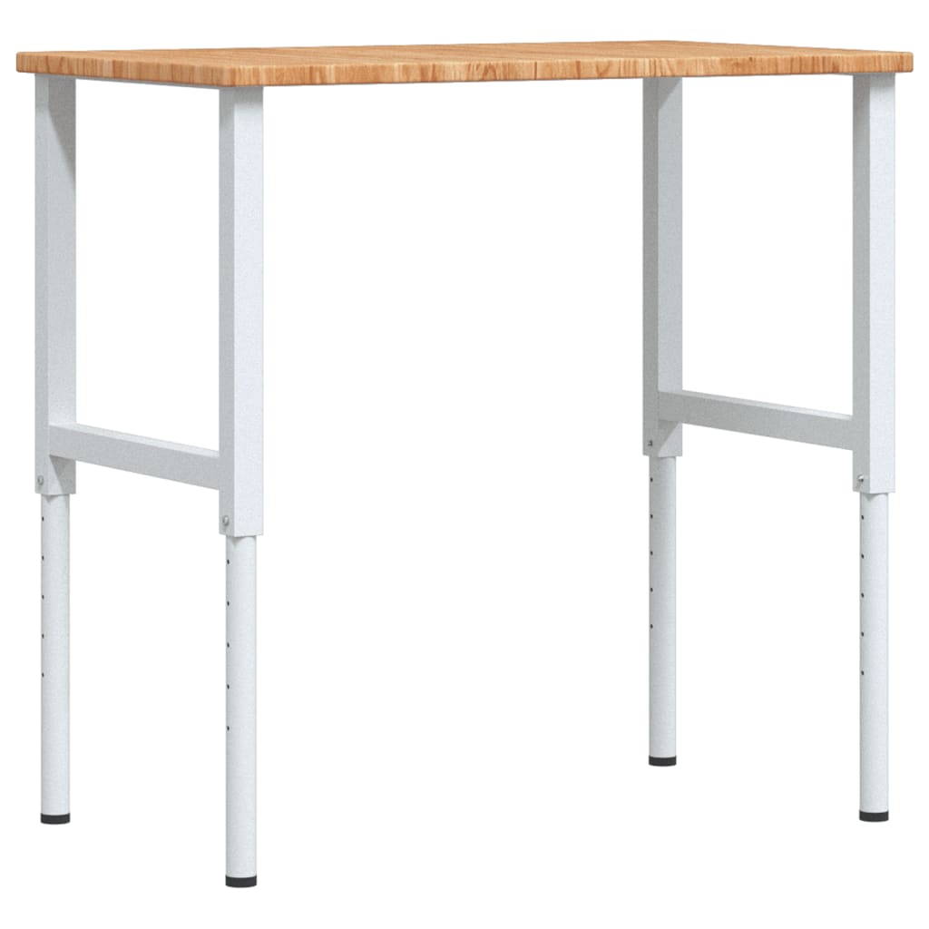 Vidaxl Workbench Rectangle 100x60x (71.5-98) cm oak light brown