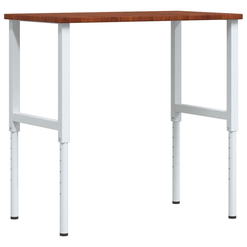 Vidaxl Workbench Rectangle 100x60x (71.5-98) cm oak dark brown