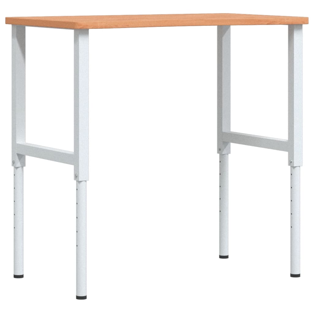 Vidaxl Workbench 100x (55-60) x (71,5-98) cm fast bokved