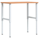 Vidaxl Workbench 100x (55-60) x (71,5-98) cm fast bokved