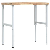Vidaxl Workbench Rectangular 100x60x (73-99.5) Cm Solid Acaciahout
