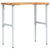 Vidaxl Workbench rektangulær 100x60x (73-99,5) cm solid acaciahout