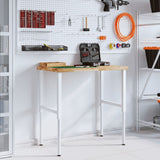 Vidaxl Workbench rektangulær 100x60x (73-99,5) cm solid acaciahout