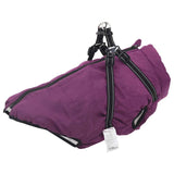 VidaXL dog coat with armor waterproof reflective purple L48