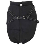 VidaXL dog coat with armor waterproof reflective black L68