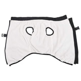Vidaxl Dog Coat con armatura Black riflettente impermeabile L44