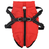 VidaXL Dog jacket with armor waterproof reflective red L40