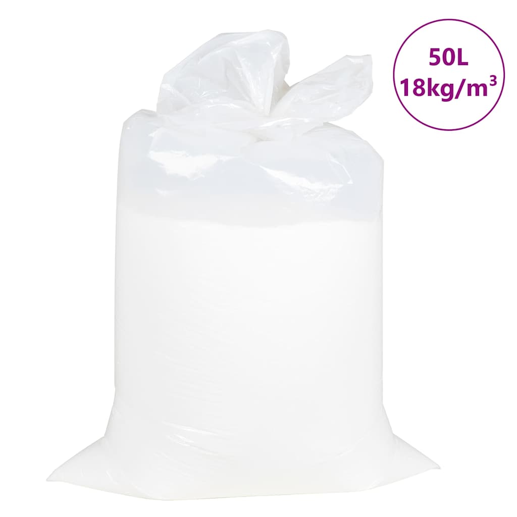 VidaXL bean bag filling EPS 50 L White 18 kg m³