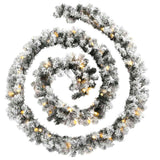 Vidaxl Christmas Garland s LED osvětlením 10 m PVC Green