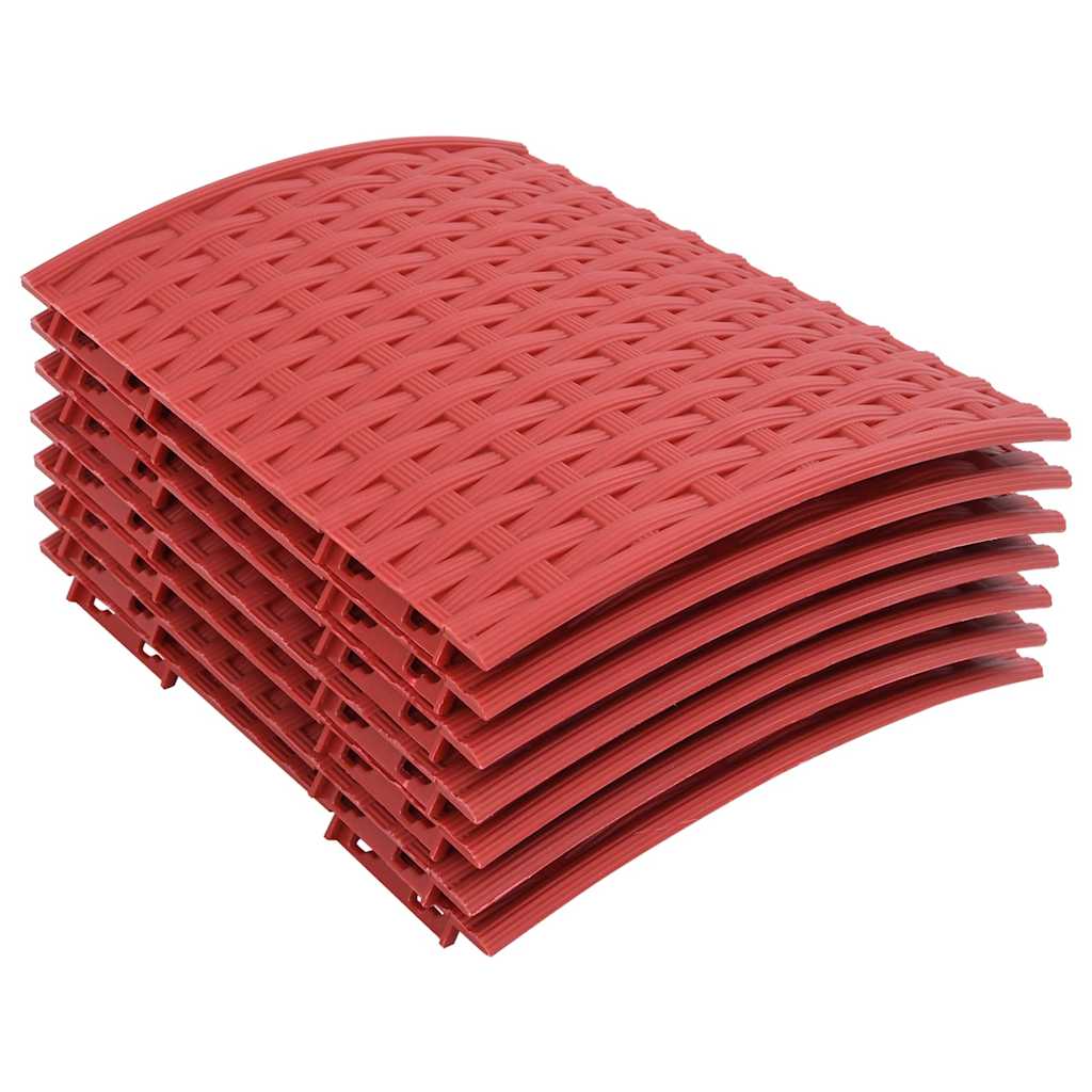Vidaxl Weihnachtsbaumrock Ø56x23 cm Kunststoff rot