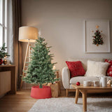 Vidaxl Weihnachtsbaumrock Ø56x23 cm Kunststoff rot