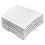 Vidaxl Božično drevo krilo Ø56x23 cm plastična bela