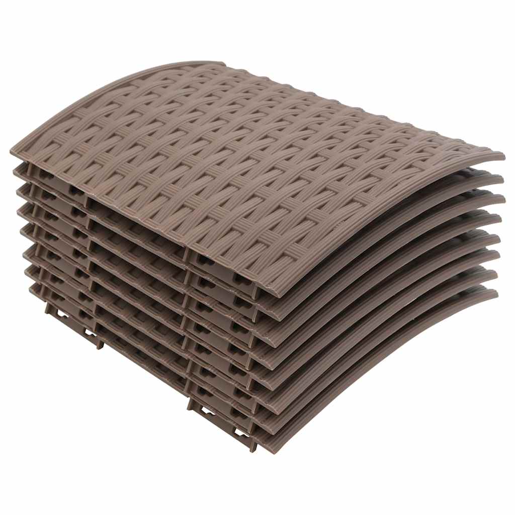 Vidaxl krilo za božično drevo Ø65x23 cm plastična rjava