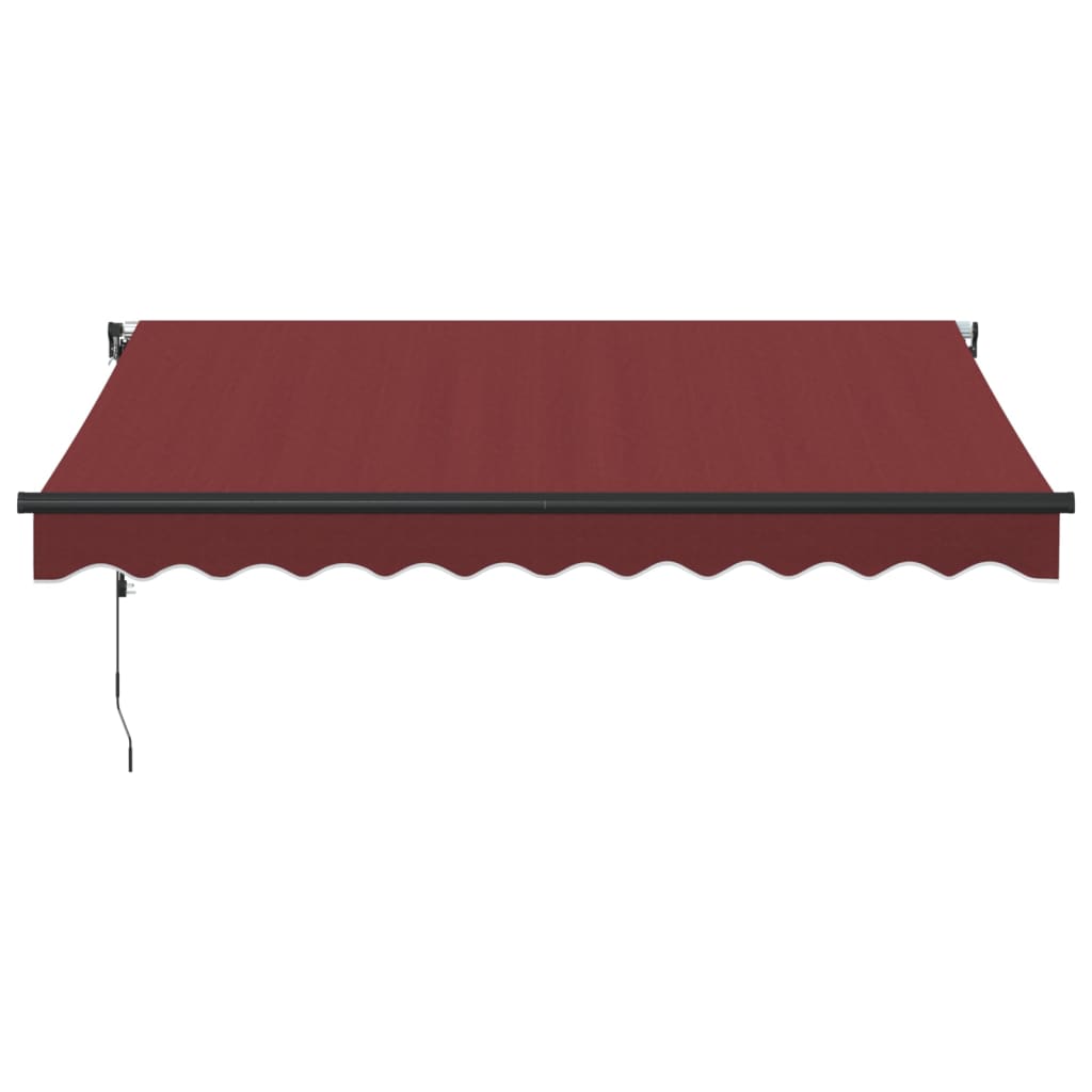 Bidaxl Luifel förlänger automatiskt 300x250 cm Bordeaux Red