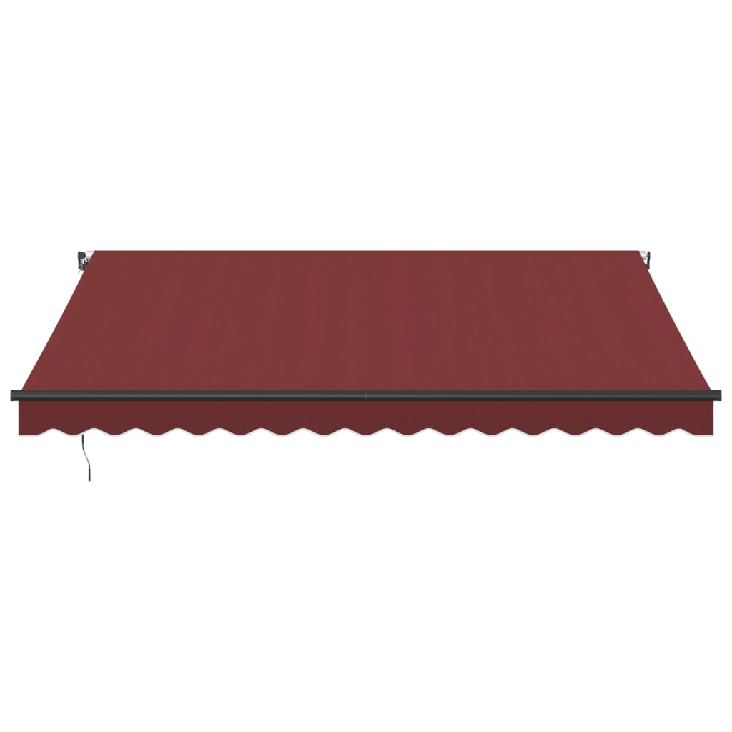Vidaxl Luifel manually extends 400x300 cm Bordeaux red