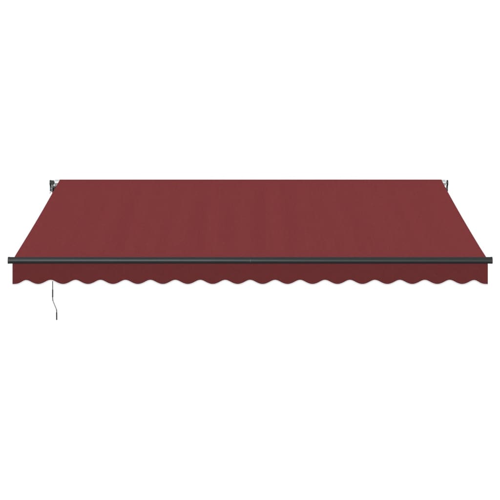 Vidaxl Luifel automatically extends 450x300 cm Bordeaux red