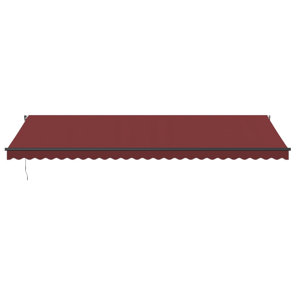 Vidaxl Luifel manually extends 600x300 cm bordeaux red