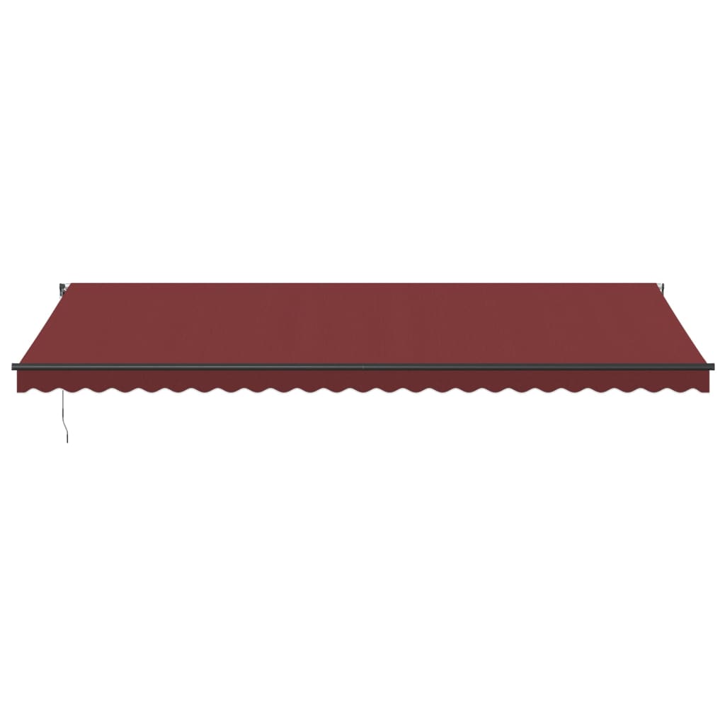 VidaXL Luifel automatic extendable 600x300 cm Bordeaux red