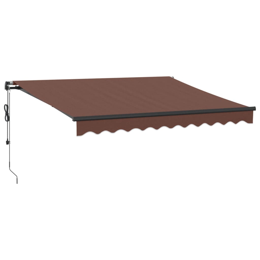 Vidaxl Luifel automatically extendable 300x250 cm brown